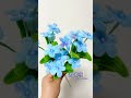 diy beautiful flowers flowers pipe cleaner diy 扭扭棒蓝星花做法