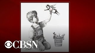 New Banksy artwork appears at hospital in England