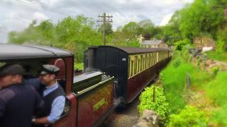 Ffestiniog Railway Late Spring 2019 Featuring  Double Fairlies Between Boston Lodge & Tan-y Bwlch