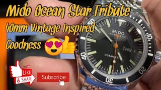 Mido Ocean Star Tribute Unboxing (Special Edition 75th Anniversary) Vintage Inspired 200m Dive watch