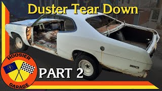 Plymouth Duster Tear Down PART 2 - Hoosier Garage