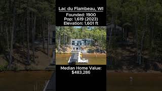 Random US Towns: Lac du Flambeau, WI #shorts