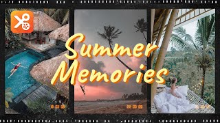 How to Make a Summer Recap Video in YouCut?🐚🏖️ | Green Screen |