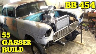 55 CHEVY GASSER BUILD TILT FRONT END HINGE