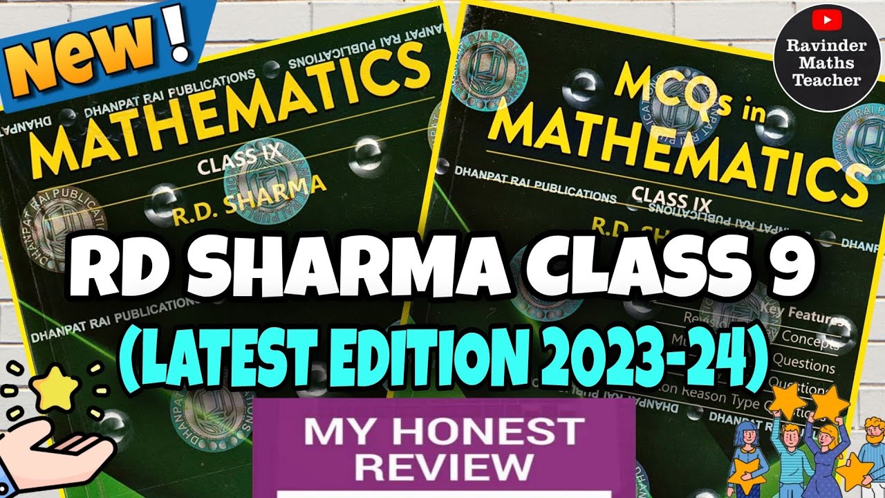 RD Sharma Class 9 New Edition Book 2023-2024 | RD Sharma Class 9 | RD ...