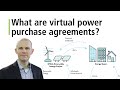 What are virtual power purchase agreements?