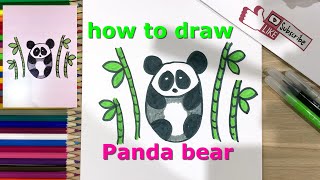 How to Draw Panda Bear