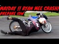 MAYDAY MAYDAY! RYAN MEE CRASH SAAT PREPARE NYETTING MOTOR DRAG STANDAR BEBAS TEKNO TUNER DI SENTUL