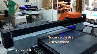 Ileti Teknoloji servis ve hizmet güvencesi ile Nocai ve Destra uv baskı makinaları hizmetinizde