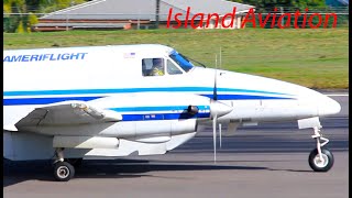 Island Aviation !!! Beech 99/Short 360/Cessna Grand Caravan @ St. Kitts Airport !!!!