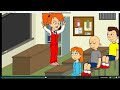 Classic Caillou says the f word in class/Grounded