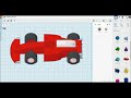 1day_1cad formula one car tinkercad modeling