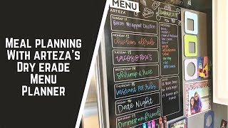 Meal Planning with Arteza’s Dry Erase Menu Planner