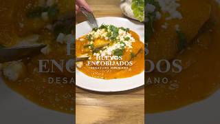 Huevos Encobijados Desayuno Mexicano #recetas #comida #short