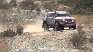 NR 409 Antanas Juknevicius, Vytautas Obolevicius. TOYOTA Dakar Rally 2014