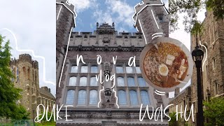 COLLEGE TOUR vlog // WashU \u0026 Duke + food