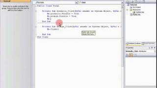 Microsoft Visual Basic Tutorial Part 2(Introduction)
