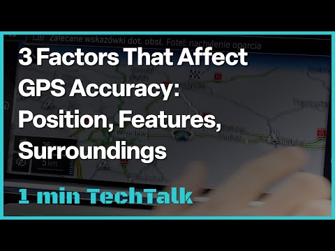 3 Factors That Affect GPS Accuracy: Position, Features, Environment – TECHDesign #Shorts