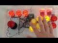 xin mo game controller with led