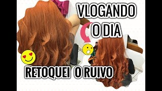 VLOG - RETOQUEI O RUIVO, MERCADO E BATE PAPO!!