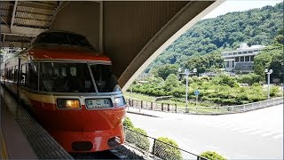 小田急電鉄 特急はこね （7000形LSE運行） 超広角車窓 進行右側 箱根湯本～新宿