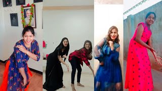 Vishnupriya & Maanas Song Zari Zari Panche Katti Recreation Dance Reels | Nivriti Extras