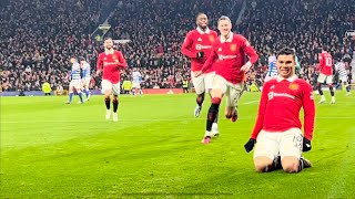 Casemiro Goal Celebration | Man United vs Reading | FA Cup Fourth Round | 28/1/23