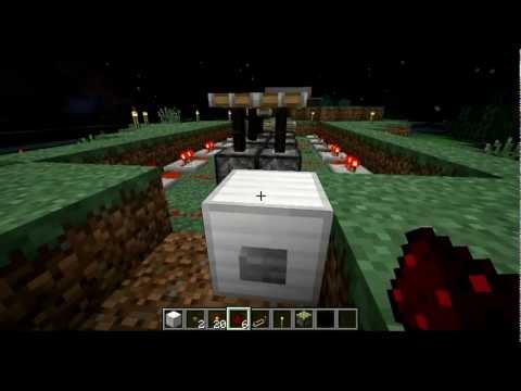 How to make an piston engine in Minecraft How to make an piston engine in Minecraft
