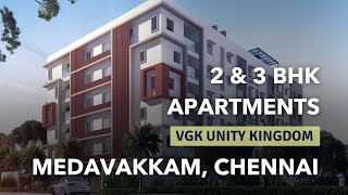 VGK Unity Kingdom - Medavakkam Apartments For Sale, Chennai |  #apartment #medavakkam #flats #flat