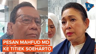 Pesan Mahfud ke Titiek Soeharto soal Pagar Laut