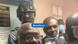 URGENT -  Dispute entre avocats de Sonko et gendarmes devant le bureau du juge !