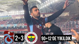 DEV DERBİYE TRABZONSPOR FENERBAHÇE MAÇINA STADYUMDAN TEPKİ !!