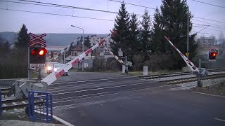 Spoorwegovergang Děčín-Staré Město (CZ) // Railroad crossing // Železniční přejezd