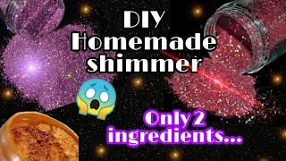 DIY shimmer | How to make shimmer powder at home | homemade shimmer | @kpscraftanddiy