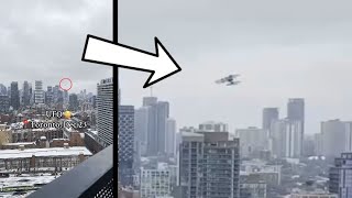 Is this real? UFO-Dron in Toronto? Dozens of UFOs have been seen in Portland