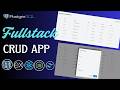 Build a CRUD App Using React, PostgreSQL, Express, Node  and Tailwind | PERN Stack CRUD App