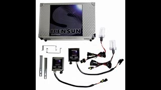 Kensun HID Kit H1-6000K , unboxing , assembly and testing