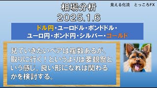 【きょうの相場】2025 1 6 いくつか獲物が見えてきているが気なる部分もあるのでじっくり見ていきたい