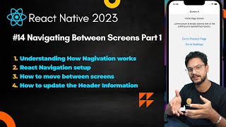 #14 Navigating between screens part 01 #reactnative #router #navigation