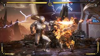 Mortal Kombat 11 Robocop Fatality 2 on Kano 4K.