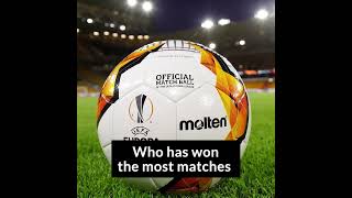 Who has won the most matches in the history of the Europa League?