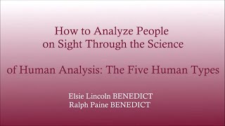 HOW TO ANALYZE PEOPLE ON SIGHT   FULL AudioBook   Human Analysis, Psychology, Body Language
