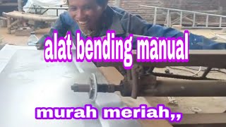 Bending tool tutorial manual plate, ,,,, mudah_mantul