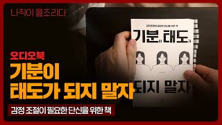 기분이 태도가 되지 말자｜오디오북｜책읽어주는남자｜책 추천｜잠들기 전｜수면유도｜에세이