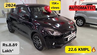 DETAILED REVIEW OF MARUTI SUZUKI SWIFT ZXI+ 2024  | PEARL MIDNIGHT BLACK EDITION