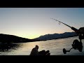 Shore spinning Montenegro-Night fishing for Sea Bass and Bluefish