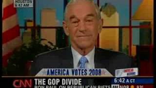 Ron Paul Comments on the 2008 Election CNN Aug.28 2008