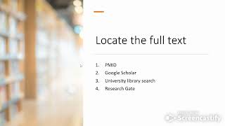 How to find the full text of journal articles