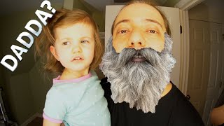 BEST Baby Girl Reaction to Dad Shaving Beard PART II