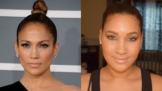 Jennifer Lopez inspired makeup look